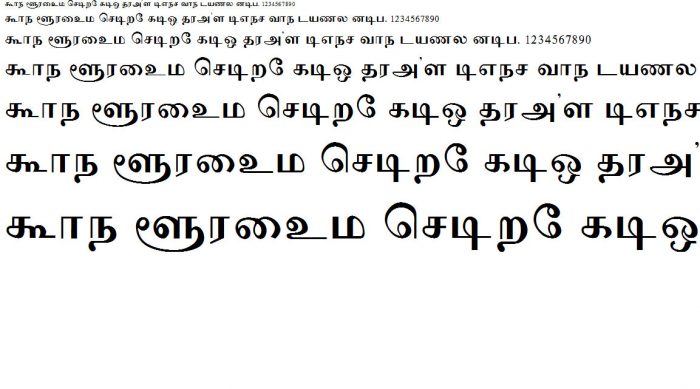 Tamil fonts for mac